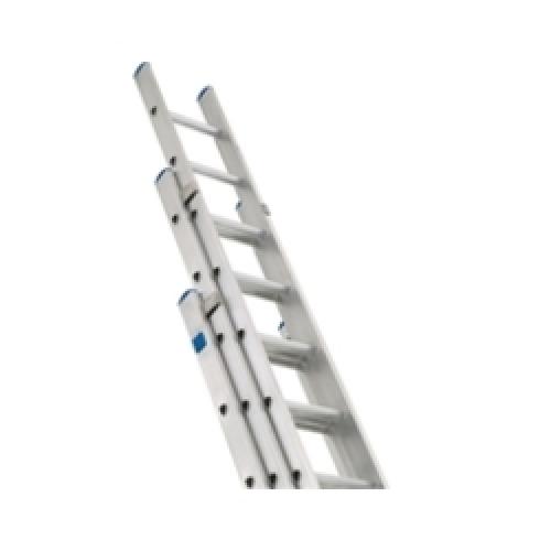 Industrial Extension Ladder 3-Part D Rung