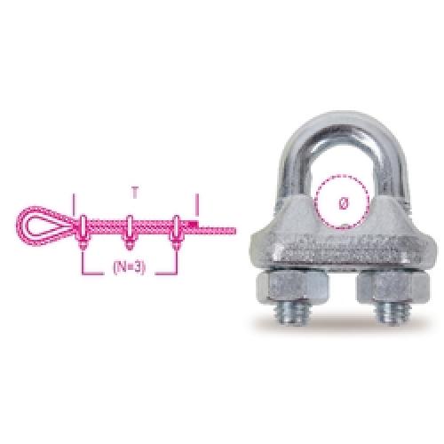 Wire Rope Clips - Steel Galvanised